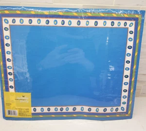 Countess Isabelle de Borchgrave Blue Modern Art Paper Placemats 2008 Set of 10 - Picture 1 of 24