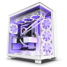 NZXT H9 Flow Mid Tower Case - Matte White