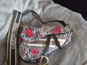 christian dior saddle handbag floral - Picture 1 of 2