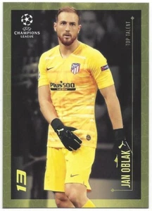2020 Topps Lionel Messi Champions League Top Talent Jan Oblak Atletico Madrid - Picture 1 of 2