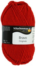 Gomitoli Filati Lana per Ferri e Uncinetto Bravo Schachenmayr da GELSTORE 08221 Rosso
