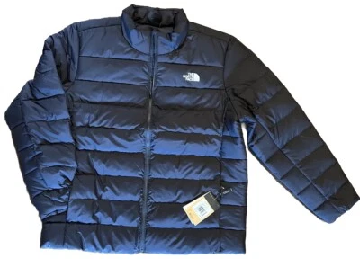 The North Face Mens 100% Down Asphalt Grey Aconcagua 3 Jacket Mens 2XL - Image 1 of 3