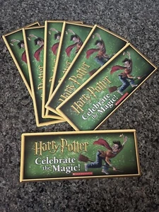 7 Harry Potter Celebrate the Magic Scholastic 3D Bookmarks - Picture 1 of 4