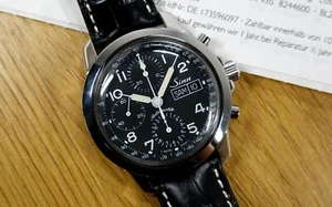 SINN 40 mm 103 St Ty TRITIUM Chronograph AUTOMATIK Plexiglas FULL SET ETA7750 - Bild 1 von 10