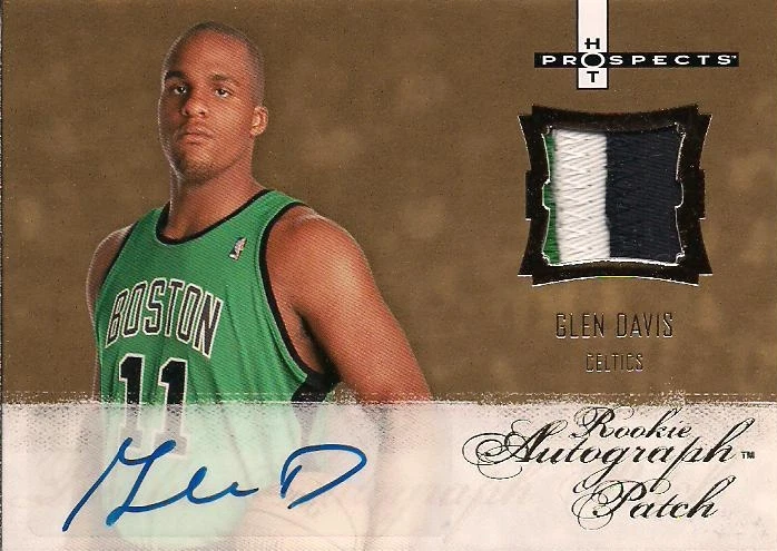 07-08 GLEN DAVIS - PARCHE ROOKIE AUTO 3 CL - #/599 Foto 1 de 1