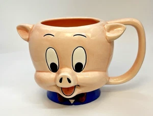 Vintage 1989 Looney Tunes Warner Brothers Porky Pig Kaffeebecher - Bild 1 von 9