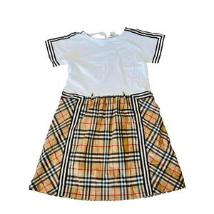 BURBERRY Nova Check Short Sleeve Midi Dress Everyday Sundress Party - Picture 1 of 7