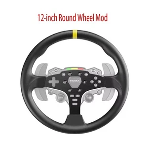 Volant Racing 12 pouces YX-FXP-YX – Mod rond de remplacement compatible base ES - Imagen 1 de 16