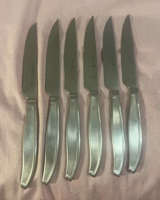 J A Henckels International 6-pc Stainless Steel Serrated Steak Knife Set 8 3/4” - Imagem 1 de 4
