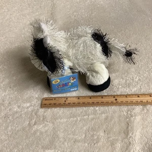 GANZ Webkinz Cow HM003 Plush Black & White Animal Stuffed Toy W/ Tag & Code - Picture 1 of 16