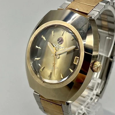 RADO BALBOA V Gold Date Men's Watch Automatic USED Good condition FS From JAPAN  - image 1 of 4