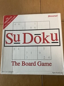 Sudoku The Board Game Pressman 2005 Ages 8+ 1-4 Players - Picture 1 of 5