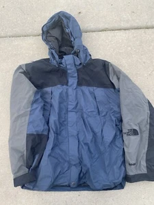 The North Face Mens XL XLarge Blue Vintage Hydroseal Jacket Ski Full Zip - Picture 1 of 8