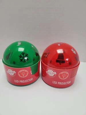 Cantidad 2 Luces Proyector LED Navidad - Funciona con Pilas NUEVO Foto 1 de 4