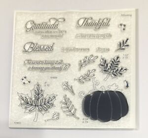 Close To My Heart BLESSED BEYOND MEASURE Stamp Set CTMH Stamps Sayings Greetings