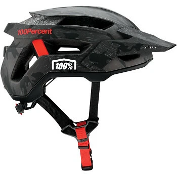 *FREE SHIPPING* 100 PERCENT ALTIS HELMET BLACK/CAMO PICK YOUR SIZE - Image 1 of 4