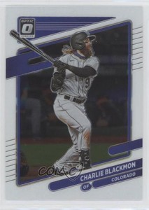 2021 Panini Donruss Optic Charlie Blackmon #128