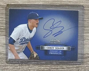 Bowman Sterling 2012 #BSAP-CS Corey Seager Prospect automático - Imagen 1 de 2