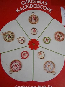 Christmas Kaleidoscope Ornaments Cross Stitch Pattern Booklet 1983 - Picture 1 of 1