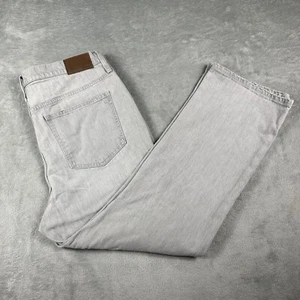 Madewell Jeans Womens 32 Slim Demi Boot Cut Gray Stretch Denim Curvy High Rise - Picture 1 of 15