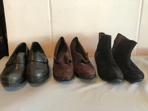 LOTE de 3 Botines Dansko Talla 40 Negros, Zapatos de Tacón Negro y Tacones Marrones #SHS - Imagen 1 de 24