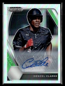 Denzel Clarke 2021 Panini Prizm Draft Picks Silver Auto #PDP127