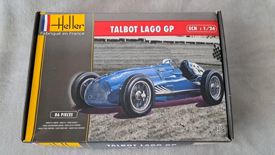 HELLER TALBOT LAGO GP 1/24 ITEM 80721 NO TAMIYA NO ITALERI - Immagine 1 di 3