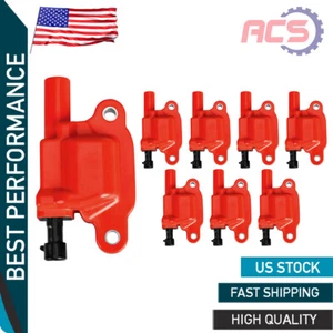 8 piezas nuevas bobinas de encendido rojas UF413 para Chevrolet GMC V8 12570616 12611424 - Imagen 1 de 5