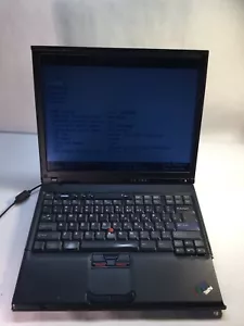 IBM ThinkPad T40 15" Laptop Intel Pentium M- VINTAGE - BOOTS TO BIOS - MZ - Picture 1 of 7