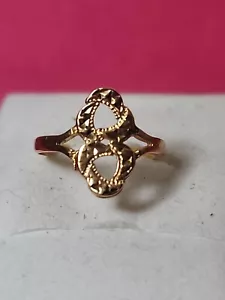 Vintage 18K Infiniti Knoten Ring Größe 7 2 Gramm D Stempel - Bild 1 von 6