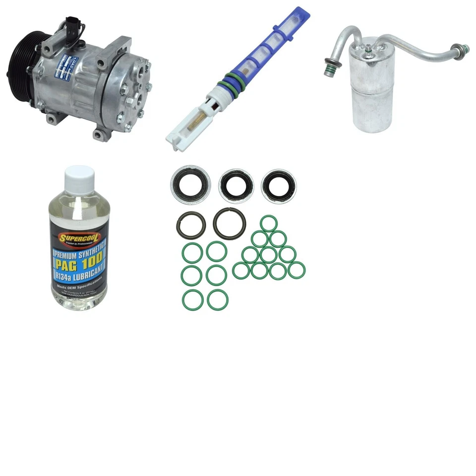 Kit de compresor de aire acondicionado turboalimentado diésel para Dodge Ram 3500 1994-2002 5,9 L L6 UAC Foto 1 de 1