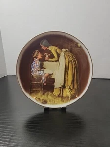 9399) Norman Rockwell 1977 "Take Your Medicine" Plate 1st Limited Edition - Picture 1 of 4