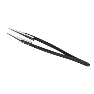 Anti-Static Ceramic Tweezers ESD Heat Resistant Insulated Pointed Tip Pliers I - Zdjęcie 1 z 10