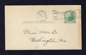 Postal publicitaria c1916, A.S. Goodrich Co. Wholesale Tobacco, Milwaukee - Imagen 1 de 2