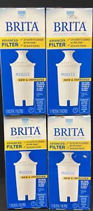 BRITA ADVANCED PITCHER REPLACEMENT FILTERS (4PACK) FREE SHIPPING! - Picture 1 of 1