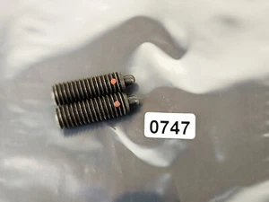 2ea TE-CO 52009 Standard Spring Plungers - Steel Body Steel Nose A27 - Picture 1 of 7