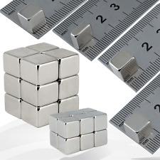 Neodym Magnete Quader Würfel 10mm Whiteboard Pinnwand Magnet Extra Stark Set