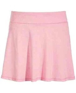 ID Ideology Solid Jersey Skort Girls S Wild Rose Heather Elastic Waist Pull On - Picture 1 of 13