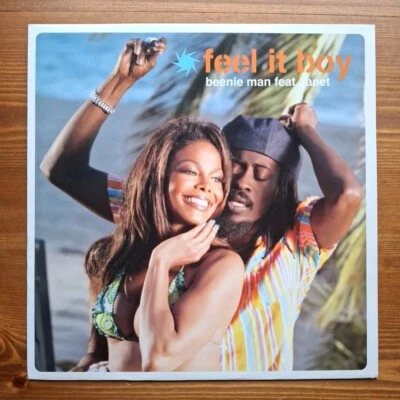 BEENIE MAN ft JANET JACKSON - Feel It Boy UK 12" Single Virgin VUST258 Deep Dish - Image 1 of 4