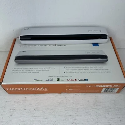 Neat Receipts Mobile Scanner Digital Filing System NM-1000 Scanner & USB Cable - Image 1 of 4