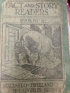 Fakten- und Geschichtenleserbuch vier von Henry Suzzallo - Vintage 1931 guter Zustand - Bild 1 von 4