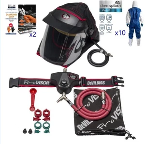 DeVilbiss PROV-650 Pro Visor Air Fed Mask Visor Kit + £70 of Promotion Goods Inc - Picture 1 of 5