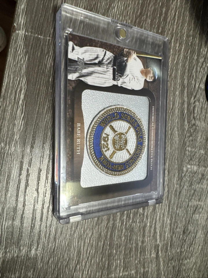 Parche conmemorativo Topps 2009 Babe Ruth Serie Mundial 1921 Foto 1 de 1