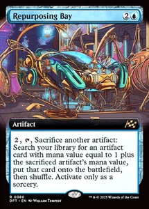 MTG Repurposing Bay 380 Rare Foil Extended Art Aetherdrift - Picture 1 of 1