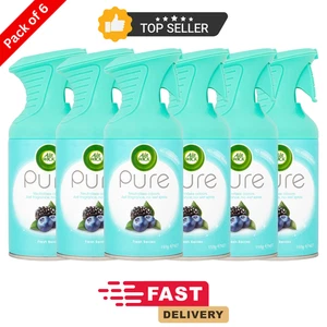 Air Wick Pure Cherry Scent Spray 250 ml Paquete de 6 | Neutralizador de olores de larga duración - Imagen 1 de 6