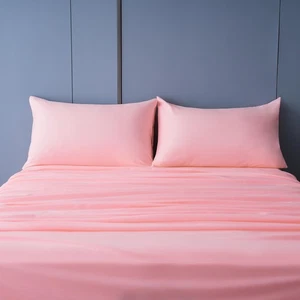 1800 Thread Count Microfiber Fade Resistant Bed Sheet Set, 4 Piece, Full, Blu... - Bild 1 von 5