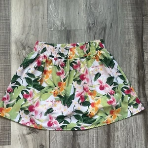 Tommy Bahama Medium Everyday Active Golf Skort Inner Shorts w/ Pockets Floral - Picture 1 of 7