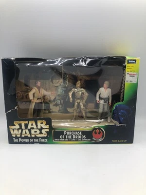 Star Wars Power of the Force POTF Green Card Figure Pack Purchase of the Droid Foto 1 de 4