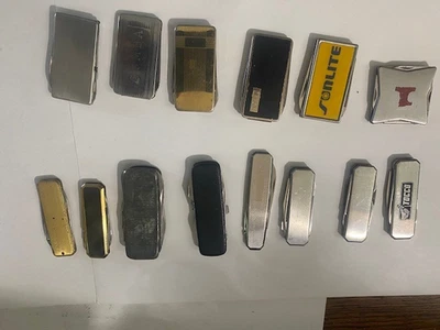 Lote de 14 cuchillos de bolsillo para caballero y cuchillos de bolsillo con clip para dinero Foto 1 de 3