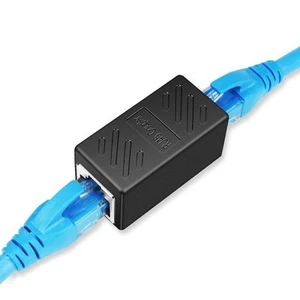 Nahtloser Ethernet Koppler zum Anschluss für Cat5 Cat6 und Cat6a Kabel - Photo 1/6